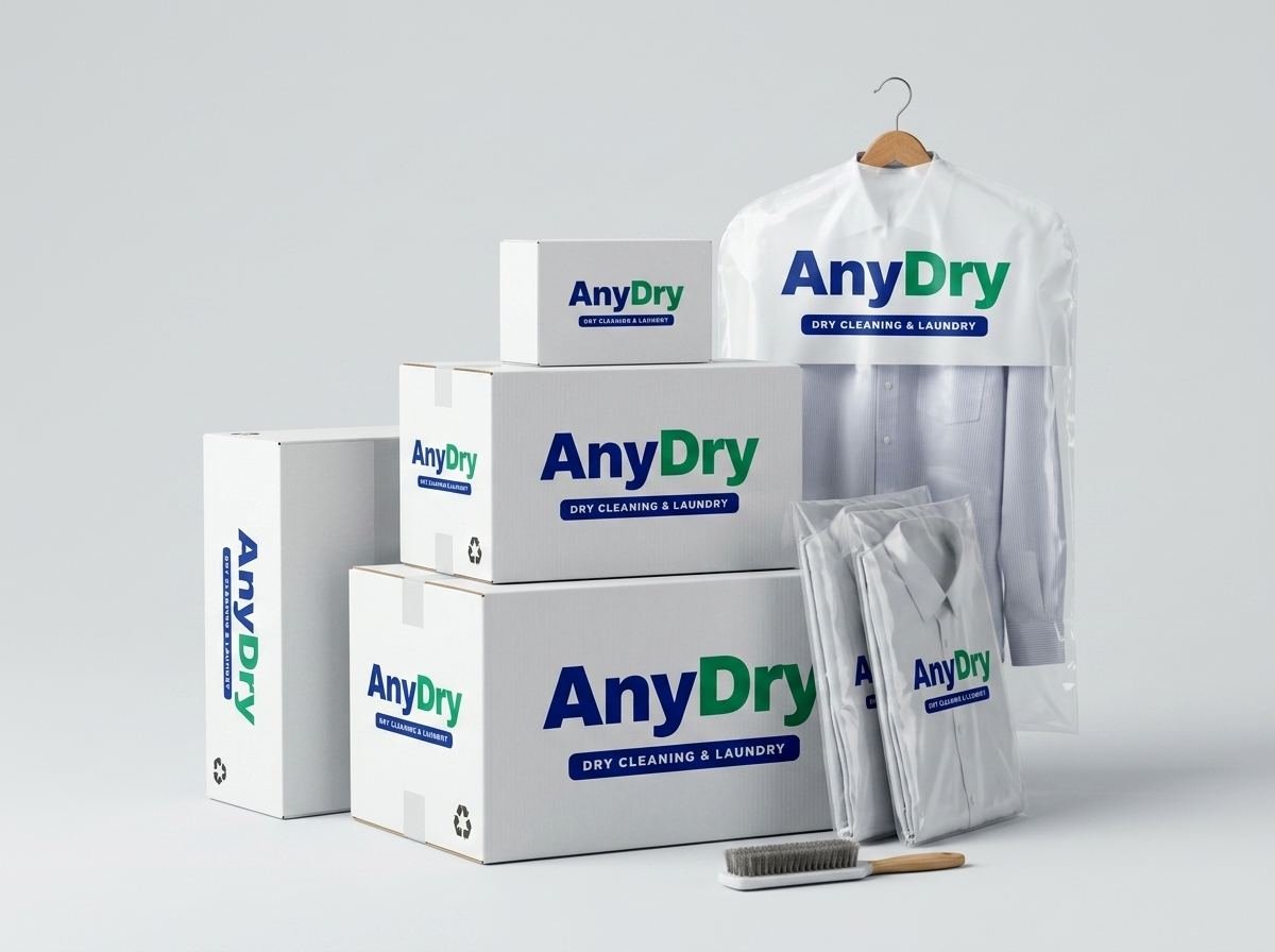 AnyDry garment boxes and covers, ready to return